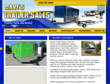 Tablet Screenshot of davesboattrailers.com